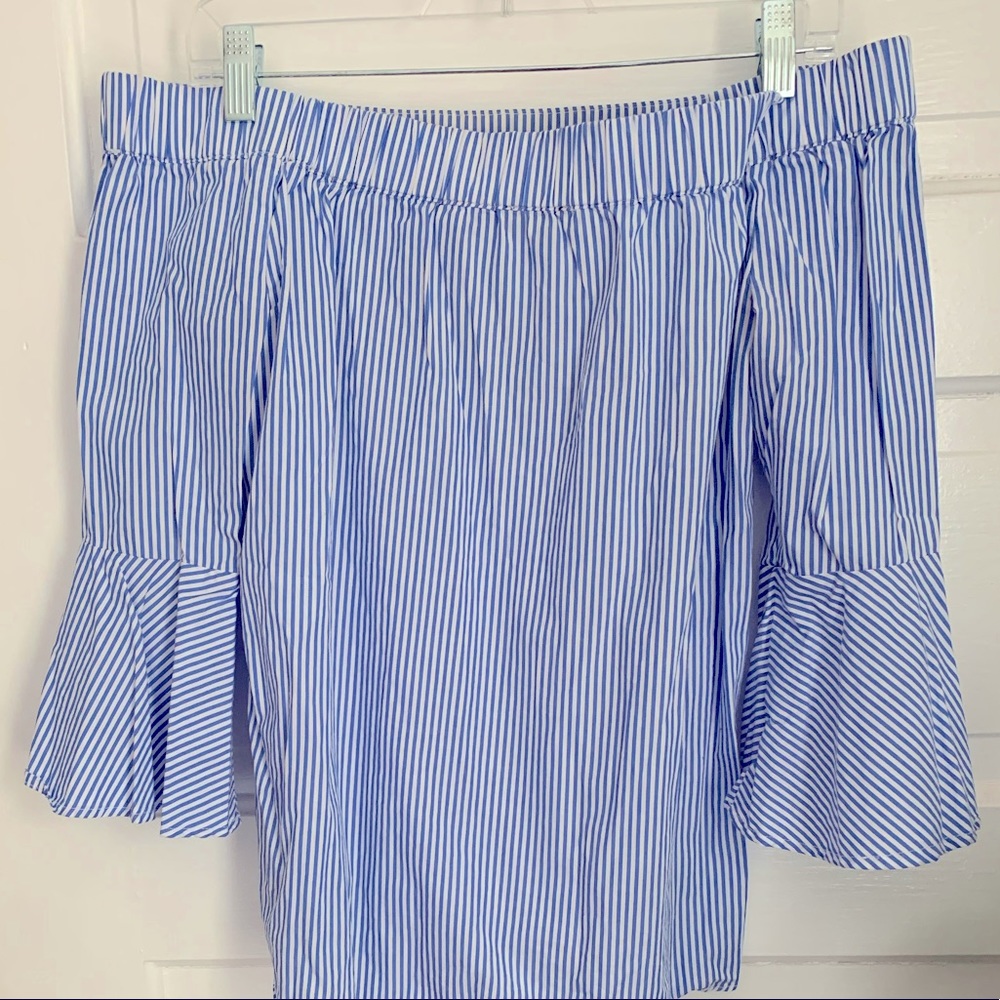 Off the Shoulder Striped Top